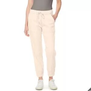 New Buffalo Womens Tencel Blend Pull On Joggers off white cream butter soft